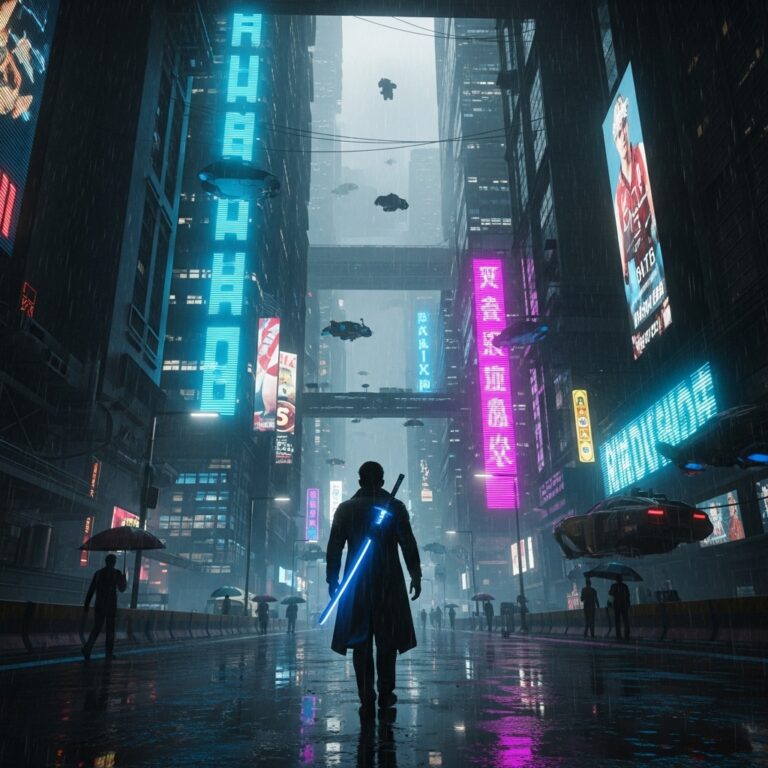 Cyberpunk Cityscape Prompts for AI Image Generation