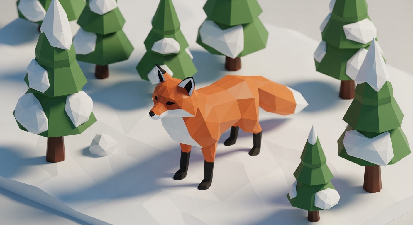 AI Prompts for Stunning Low Poly 3D Art example 1