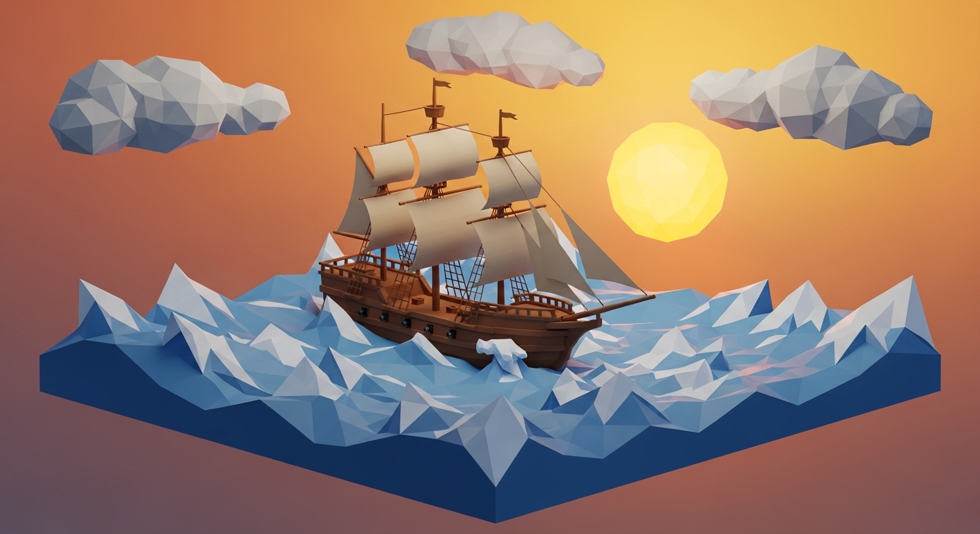 AI Prompts for Stunning Low Poly 3D Art example 3