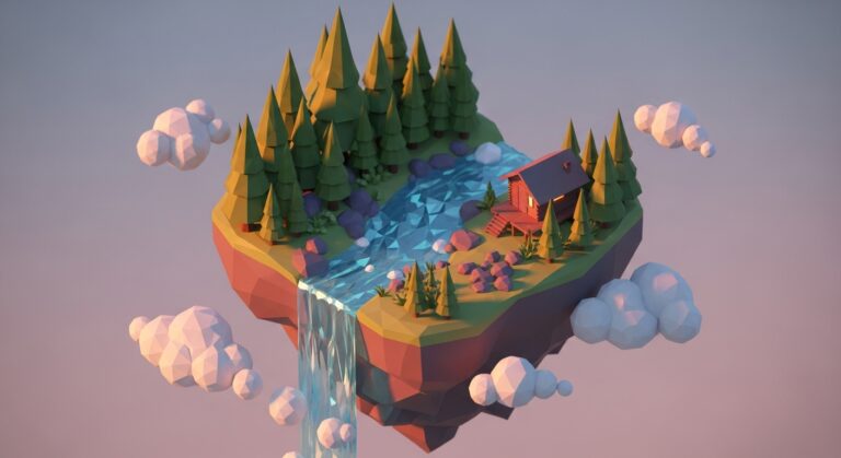 AI Prompts for Stunning Low Poly 3D Art