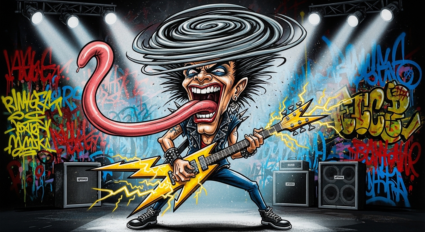 AI Caricature Generator: Prompts for Hilarious & Exaggerated Portraits example 3