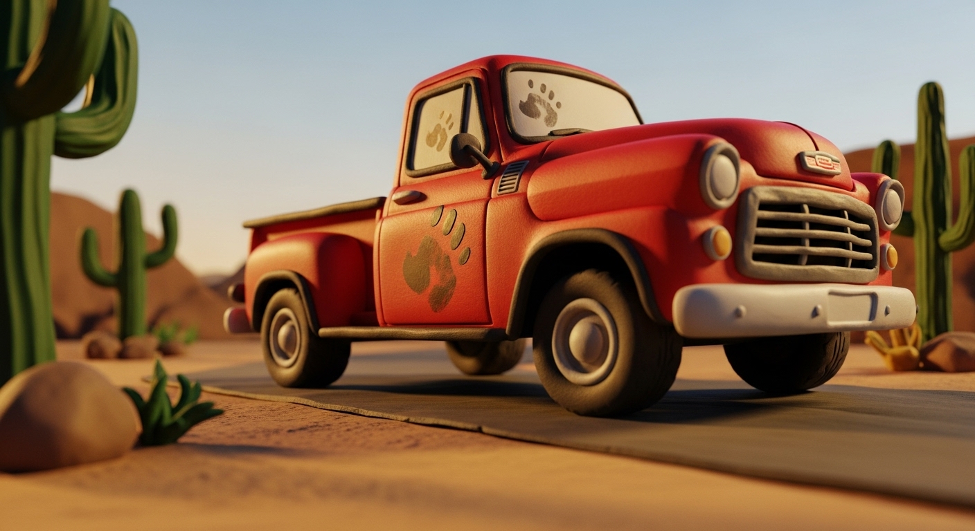 Claymation Style AI Art Prompts: Create Sculpted Imperfections example 4