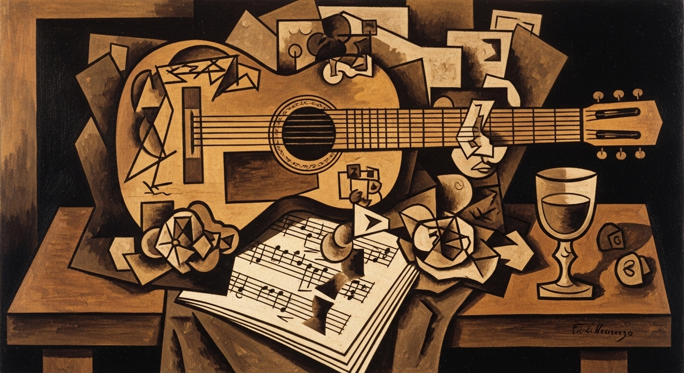 Cubism Art Prompts: Generate Abstract Paintings Like Picasso example 3