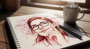 Hand-Drawn Portrait Prompt: Create Stunning Doodle Art Illustrations