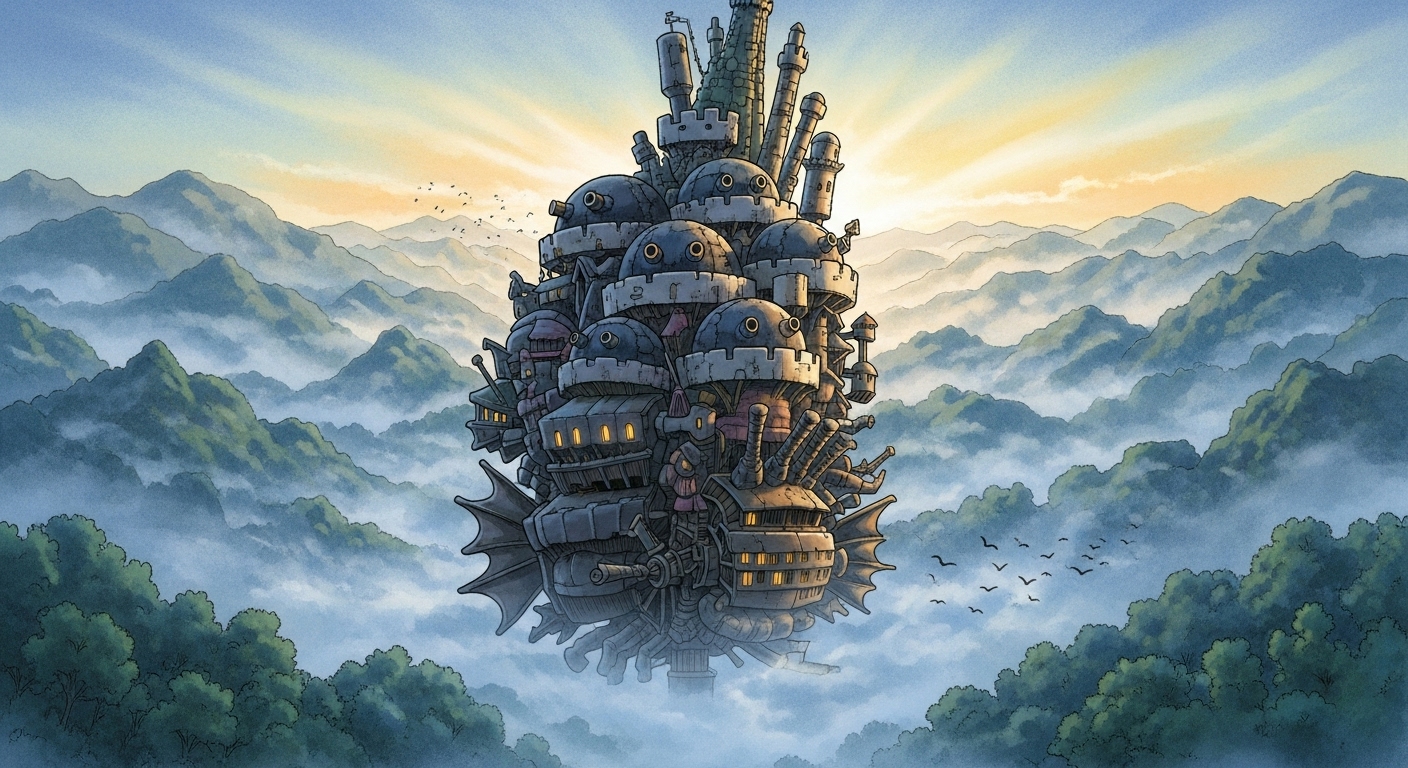 Howl’s Moving Castle Prompt Guide: Create Ghibli Magic with AI example 3