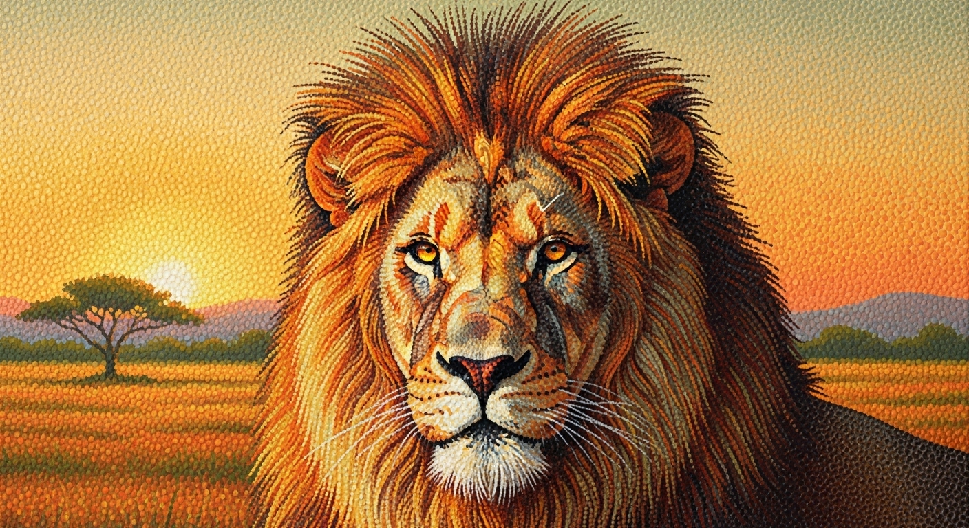 Pointillism Prompts: Master the Art of Dot Painting with AI example 3