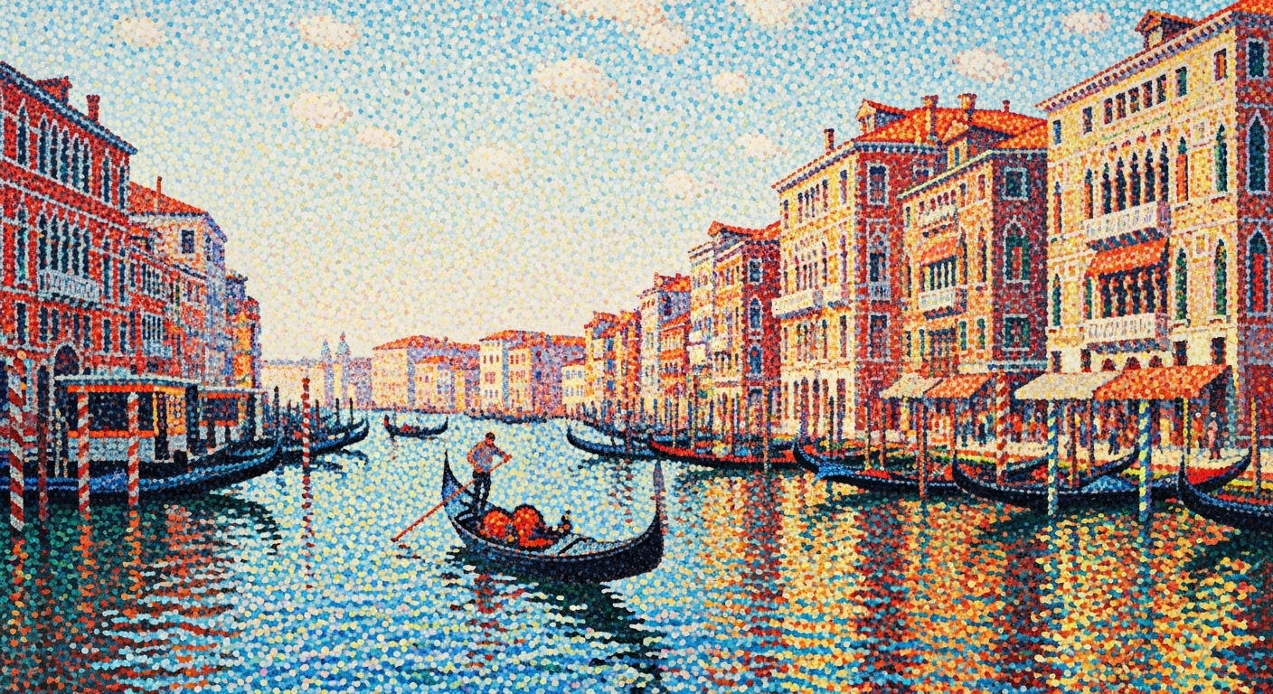 Pointillism Prompts: Master the Art of Dot Painting with AI example 5