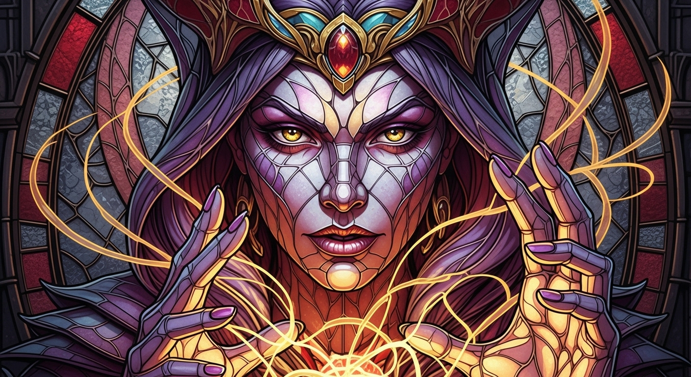 Stained Glass Prompt: Create Luminous, Glowing Art with AI example 3