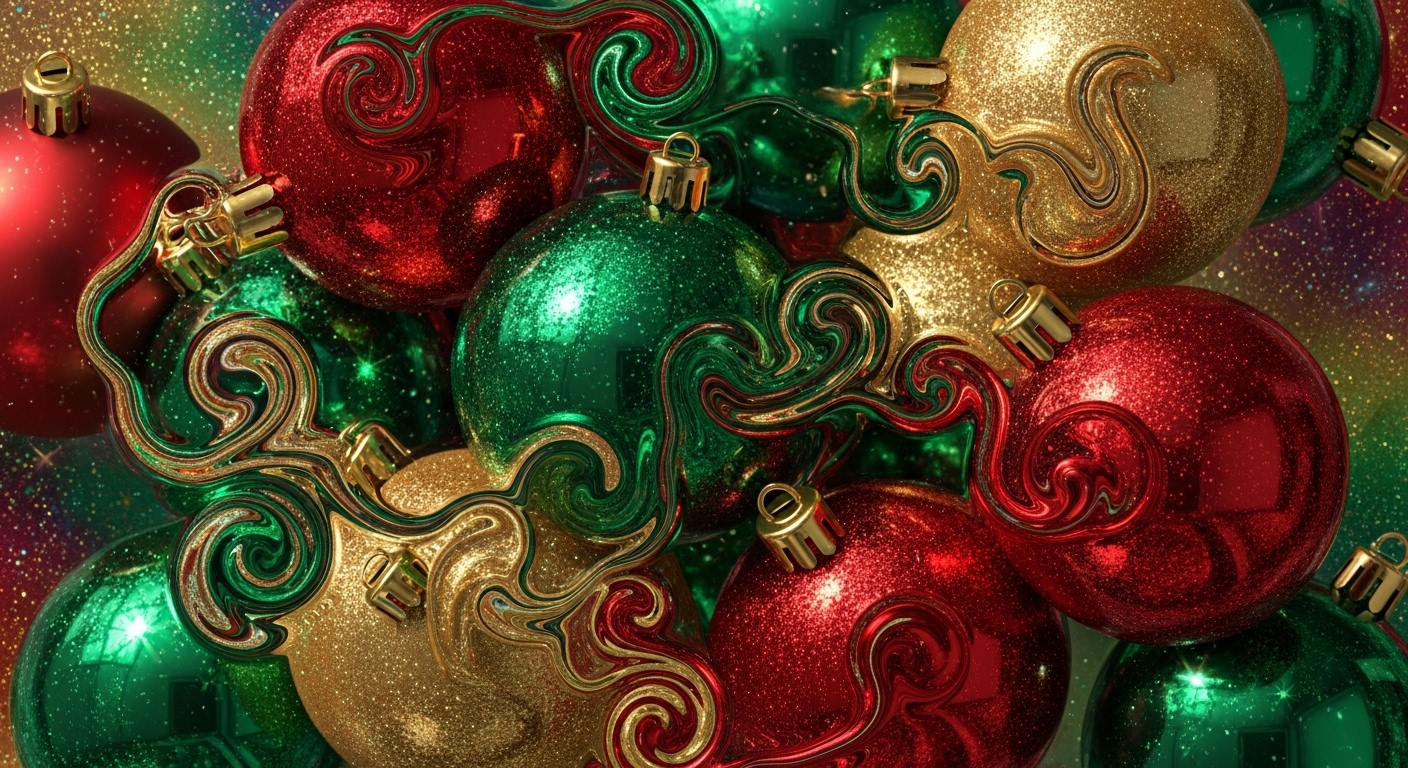 Surreal Melted Patterns: AI Prompts for Festive & Psychedelic Art example 1