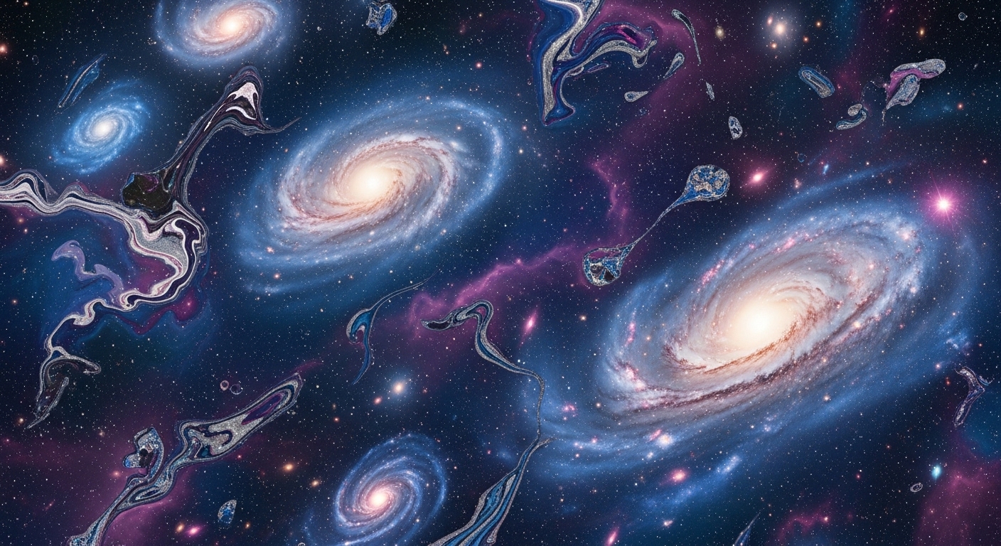 Surreal Melted Patterns: AI Prompts for Festive & Psychedelic Art example 3