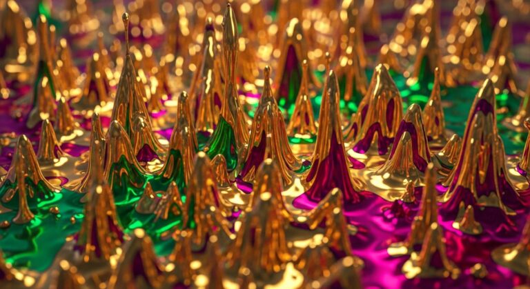 Surreal Melted Patterns: AI Prompts for Festive & Psychedelic Art