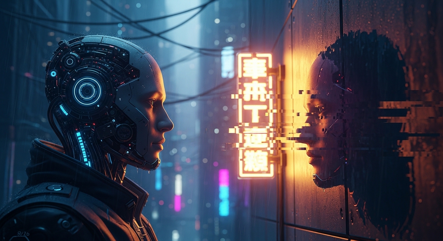 Moody Portrait Prompt: Create Mysterious & Cinematic AI Art example 4