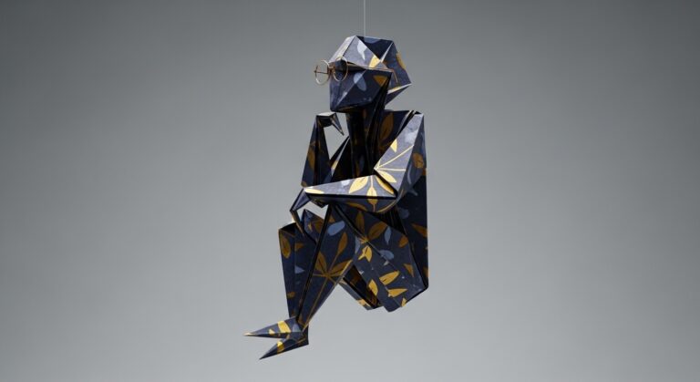 Origami 3D Render Prompts: Create Stunning Photorealistic Paper Figures