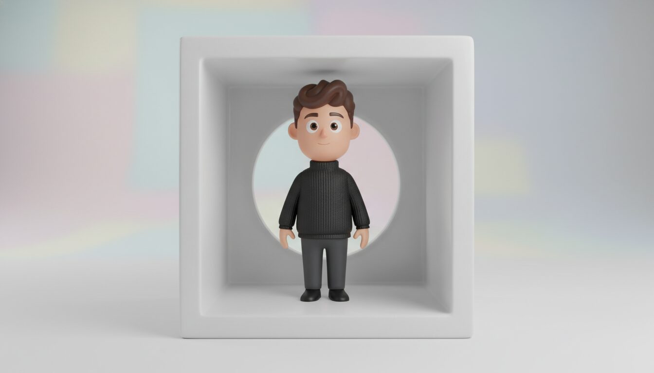 3D Collectible Toy Figure Prompt: Create Pixar-Style AI Figurines example 1