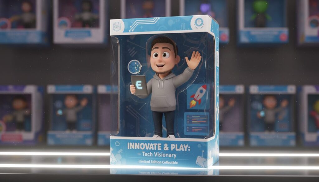 3D Collectible Toy Figure Prompt: Create Pixar-Style AI Figurines
