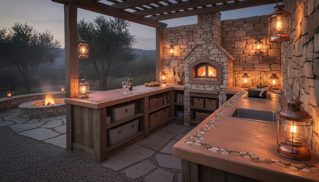 DIY Grill Station Cheap: 10 Budget-Friendly BBQ Island Ideas example 4