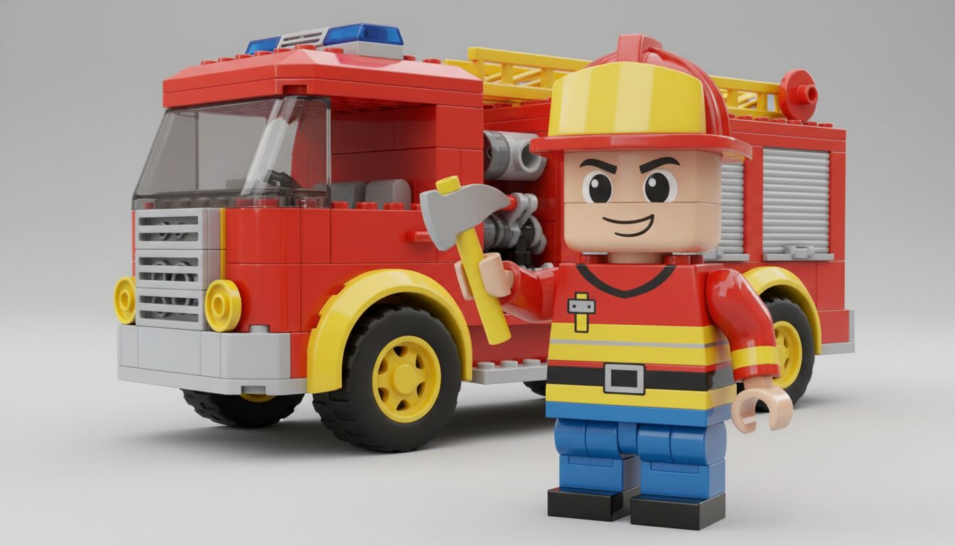 Lego Block Cartoons: Create Stunning Brick-Style AI Art example 1