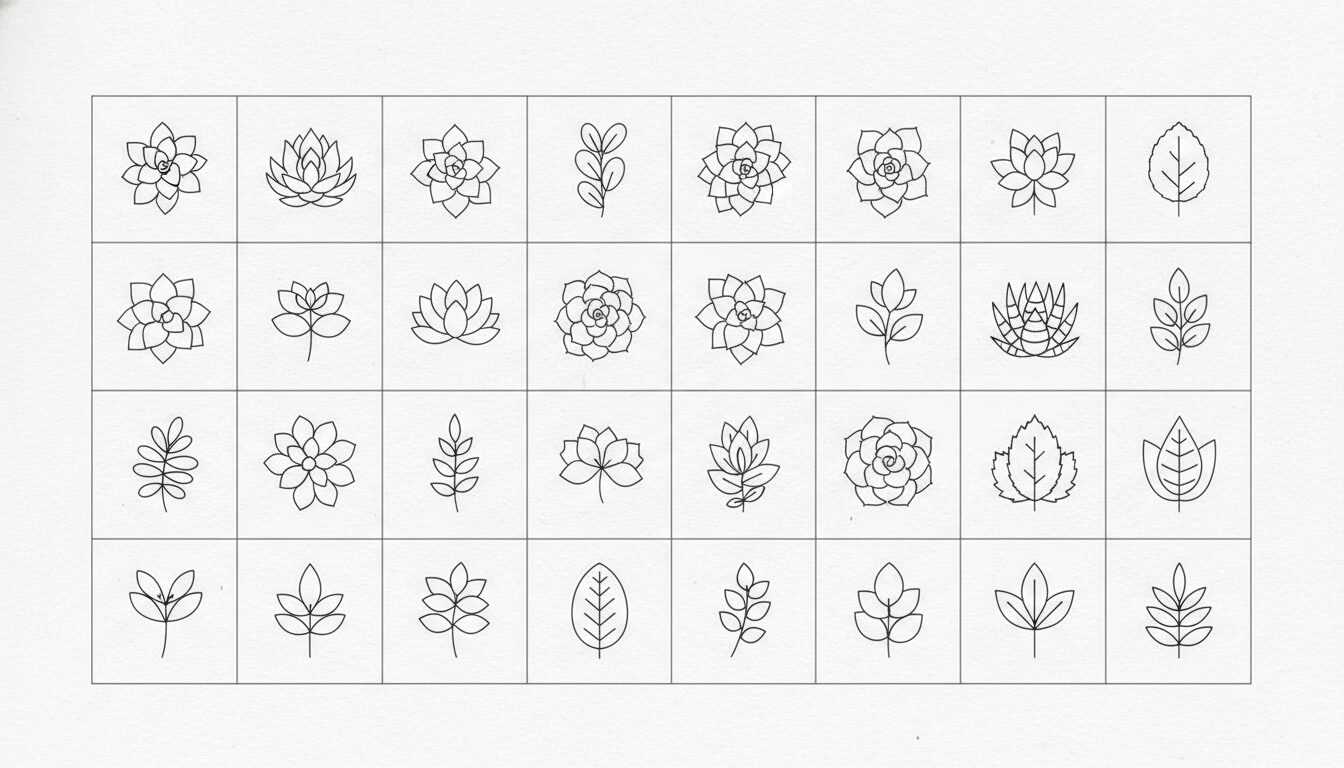 Mini Doodles: 100+ Easy Drawing Ideas and Sketch Prompts example 1