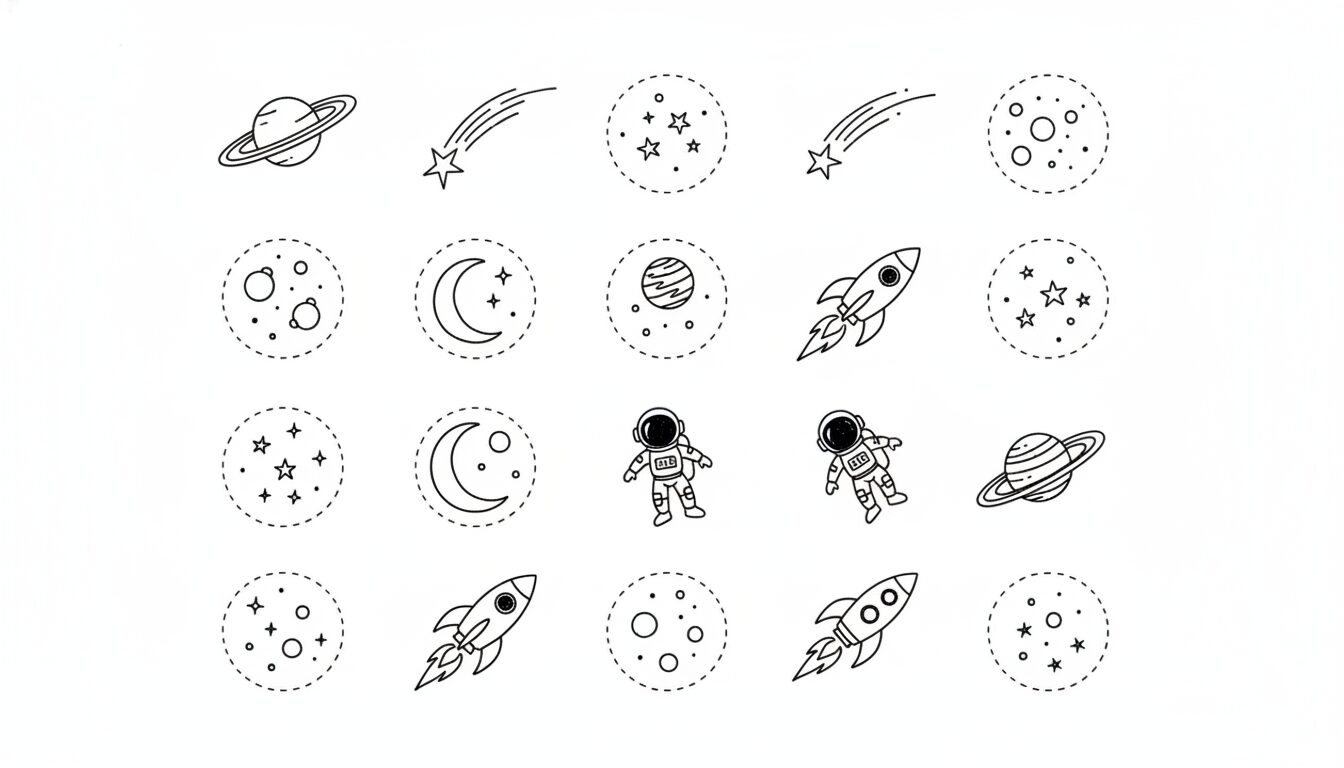 Mini Doodles: 100+ Easy Drawing Ideas and Sketch Prompts example 2