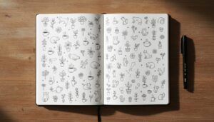 Mini Doodles: 100+ Easy Drawing Ideas and Sketch Prompts