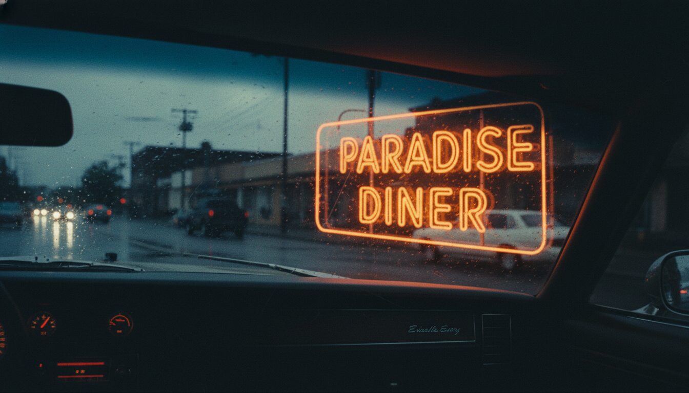 Portrait of Car Window in Night: Cinematic AI Image Prompts example 3