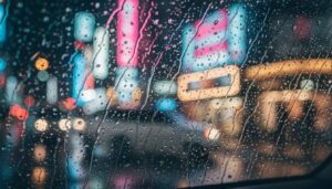 Portrait of Car Window in Night: Cinematic AI Image Prompts