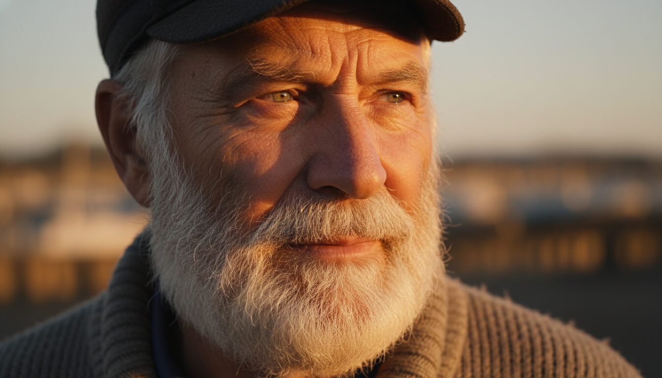 Ultra Realistic Portrait of an Elderly Fisherman: AI Photography Guide example 5
