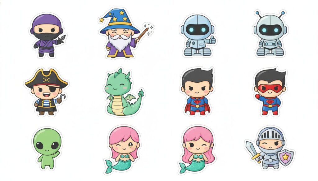 Cool Chibi Emojis: Best AI Prompts for Kawaii Stickers