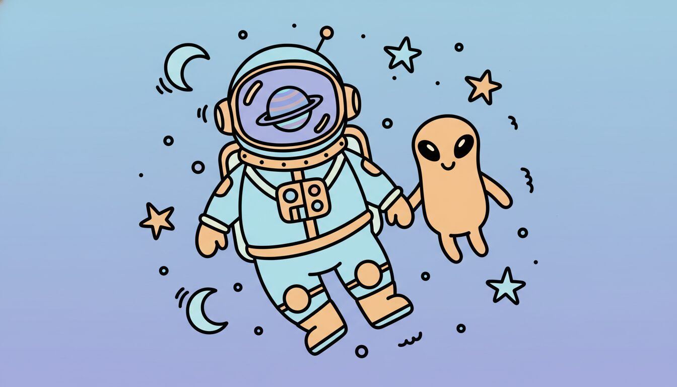 Doodle Cools Vibe: Create Whimsical Hand-Drawn AI Art example 1
