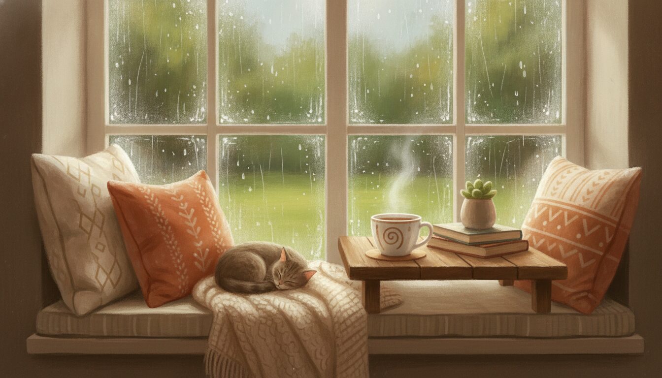 Cozy Kitchen Illustration AI Prompt: Create Warm & Steaming Scenes example 3