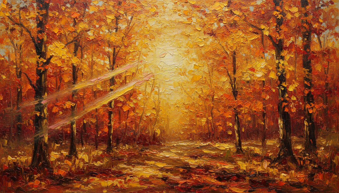 Hand-Painted Forest Background AI Prompt: Create Whimsical Nature Art example 3