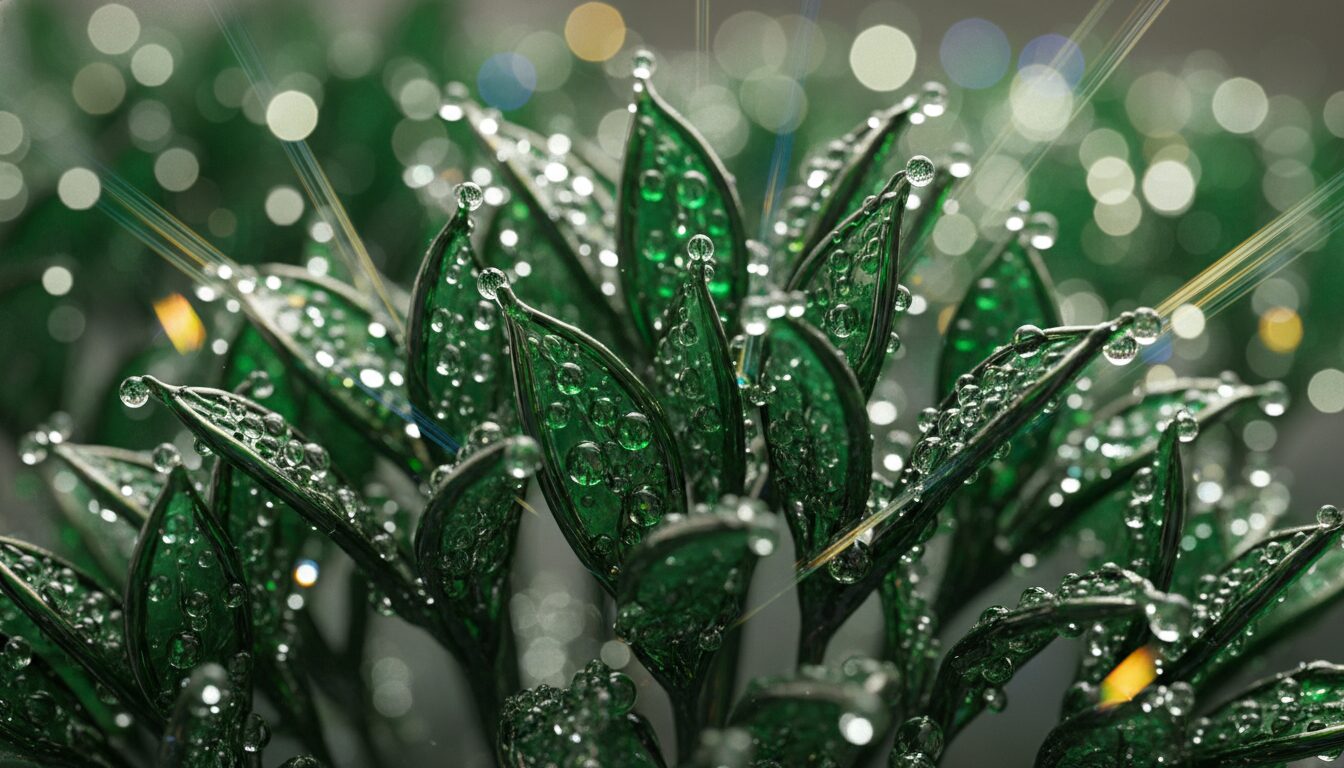Hyper Realistic Glass World: Master the Art of Translucent AI Design example 1