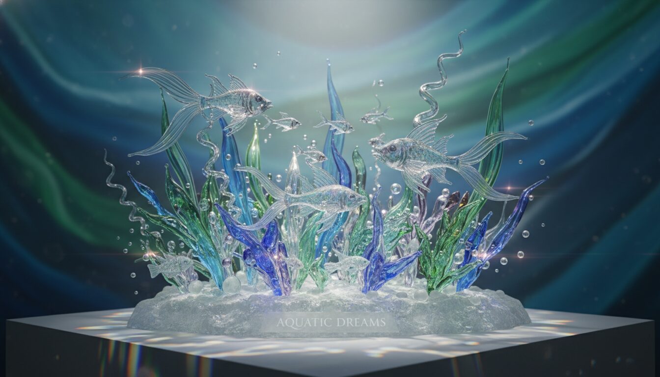 Hyper Realistic Glass World: Master the Art of Translucent AI Design example 3